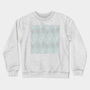 Flower pattern with tropical king proteas Crewneck Sweatshirt